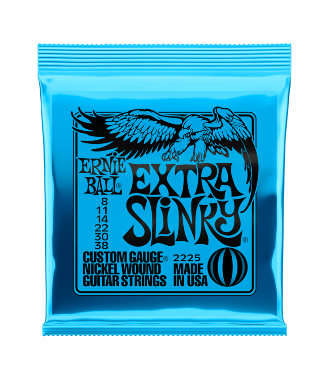 Ernie Ball Ernie Ball Nickel Wound Electric Guitar Strings - 08-38 Extra Slinky