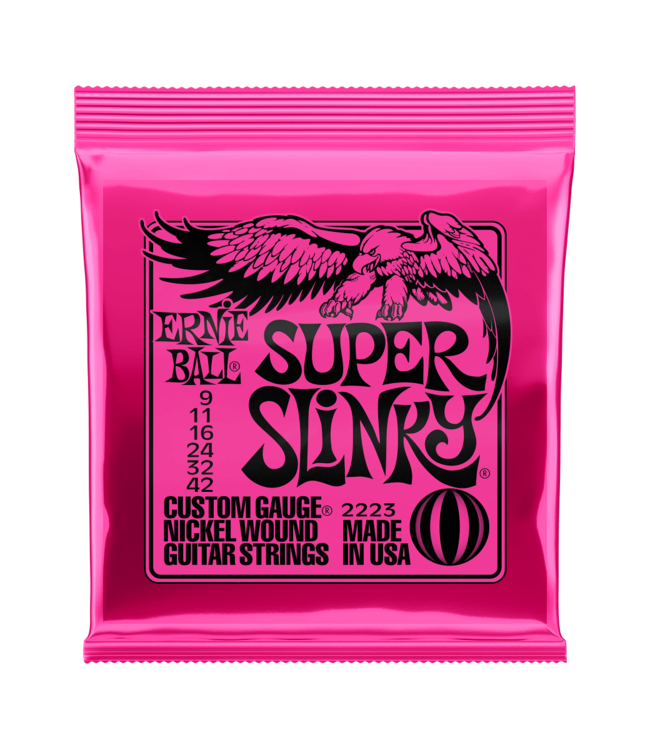 Ernie Ball Ernie Ball Nickel Wound Electric Guitar Strings - 09-42 Super Slinky