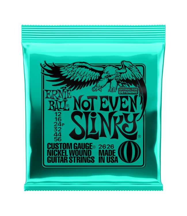 Ernie Ball Nickel Wound Electric Guitar Strings - 12-56 Not Even Slinky