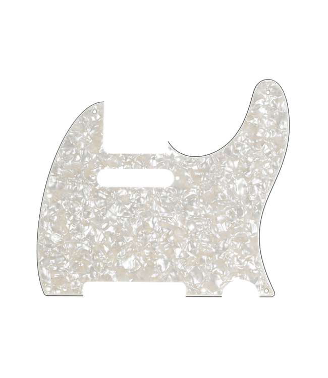 Fender Fender 8-Hole Mount Telecaster Pickguard - 4-Ply Aged White Pearl