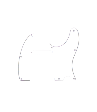 Fender Fender 8-Hole Mount Telecaster Pickguard - 3-Ply White