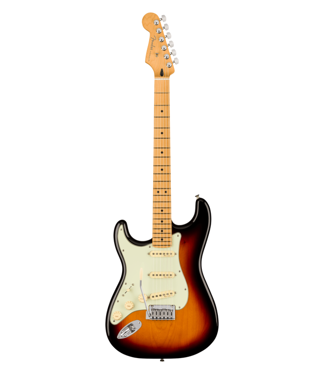 Fender Player Plus Stratocaster Left-Handed - Maple Fretboard, 3-Colour Sunburst