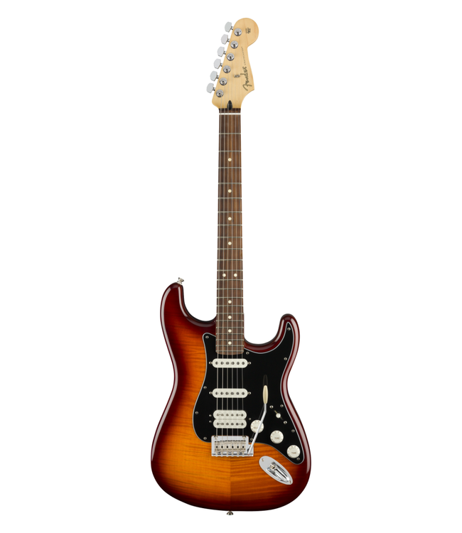 Fender Player Stratocaster HSS Plus Top - Pau Ferro Fretboard, Tobacco Sunburst