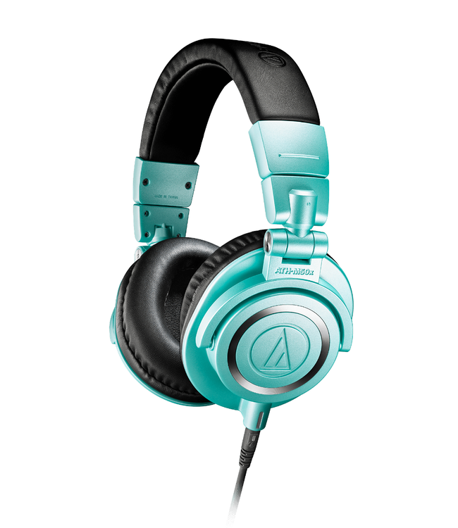 Audio-Technica ATH-M50X Professional Monitor Headphones - Limited Edition Ice Blue