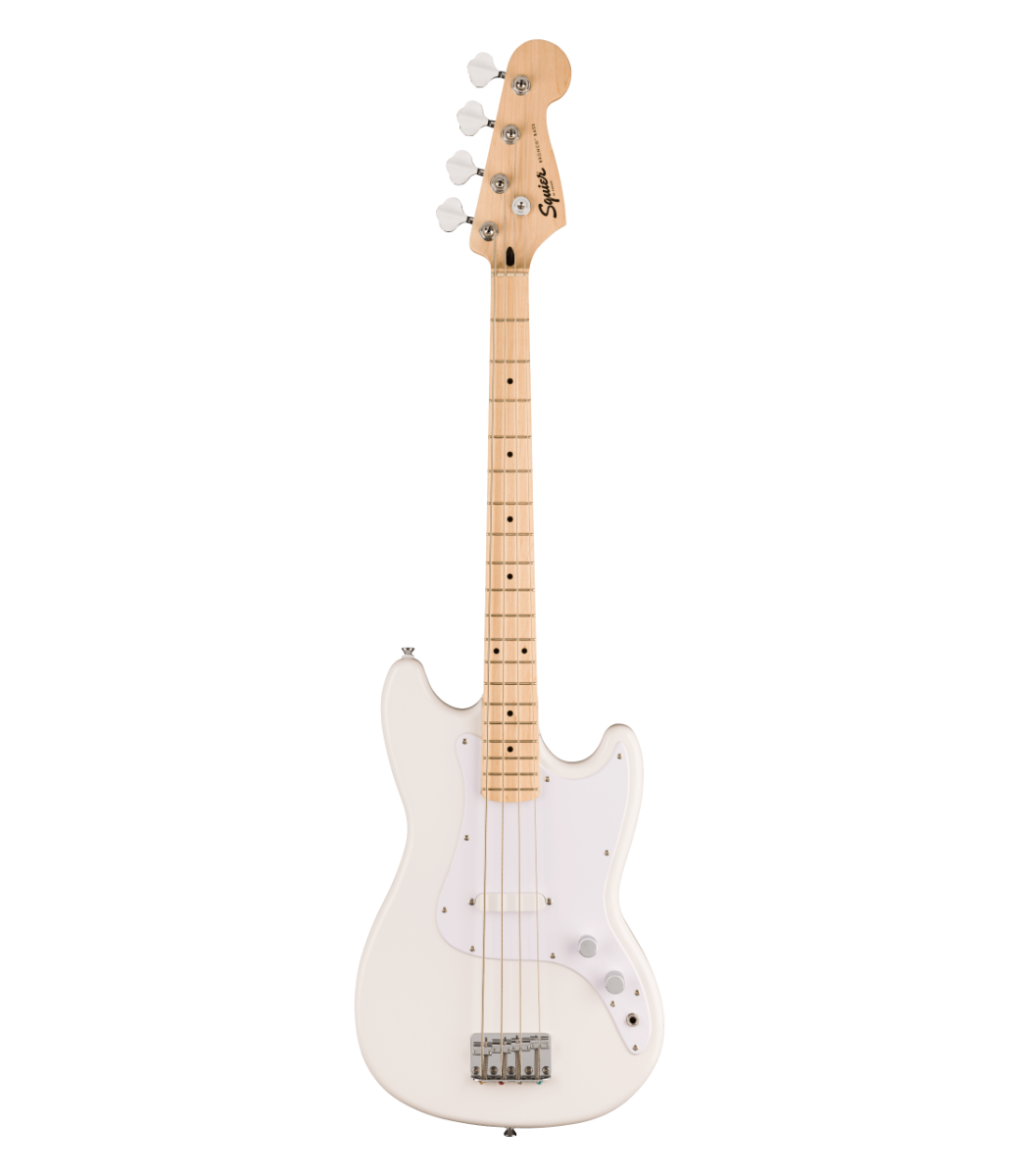 大流行中！ Squier Sonic White Arctic Fretboard, Maple - Bass Bronco ベース