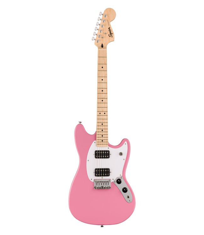 Squier Sonic Mustang HH - Maple Fretboard, Flash Pink - Get Loud Music