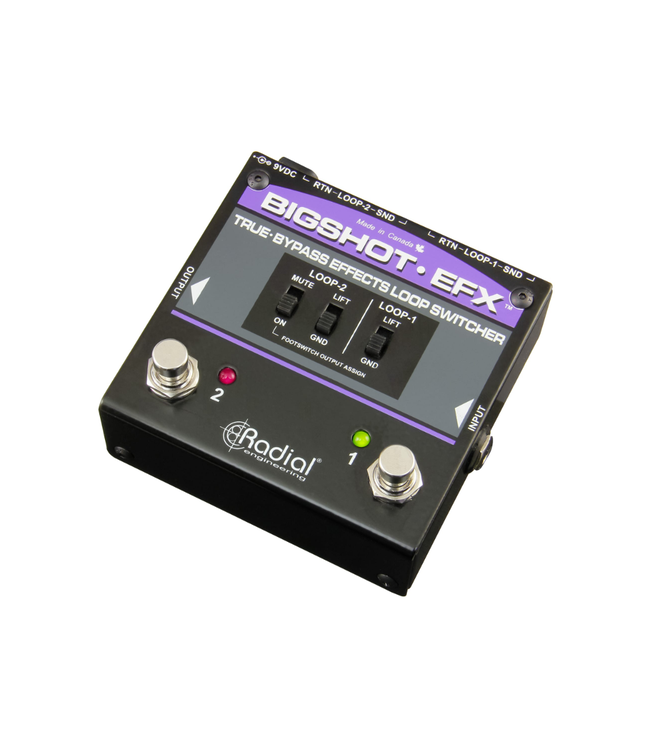 Radial Engineering BigShot EFX True-Bypass Effects Loop Switcher