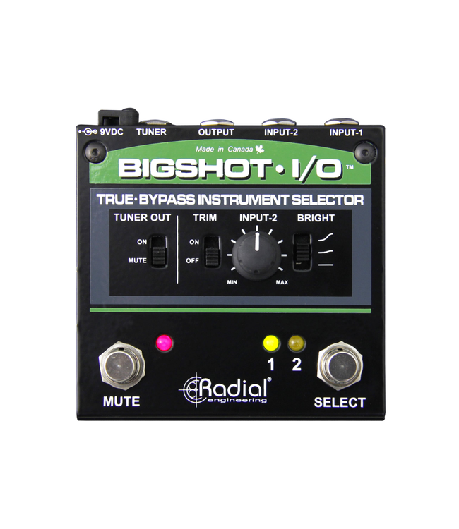 Radial Engineering BigShot I/O True-Bypass Instrument Selector