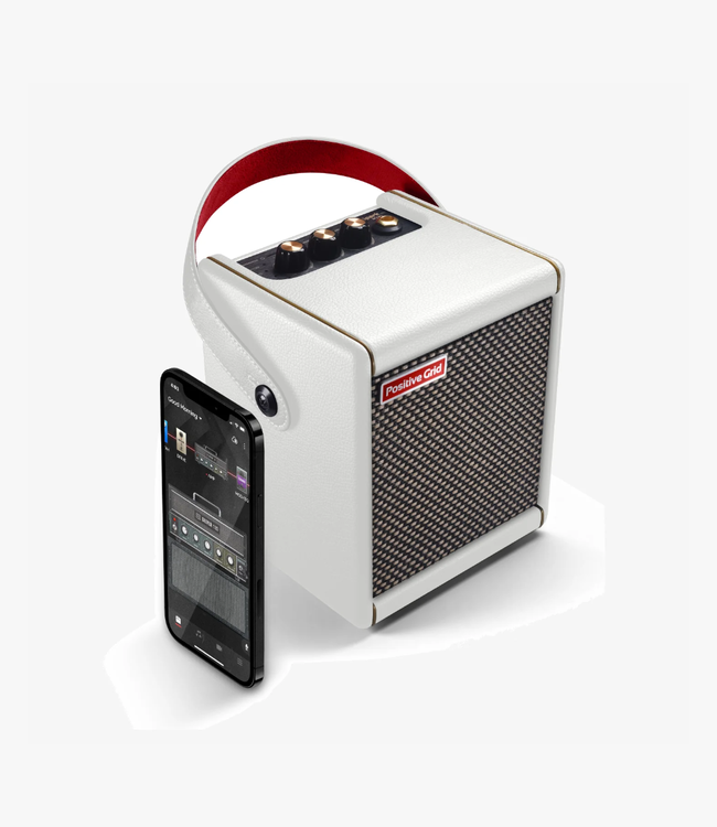 Positive Grid Spark MINI Guitar Amplifier & Bluetooth Speaker - Pearl