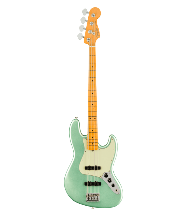 Fender American Professional II Jazz Bass - Maple Fretboard, Mystic Surf Green