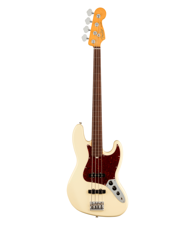 Fender Fender American Professional II Jazz Bass Fretless - Rosewood Fretboard, Olympic White