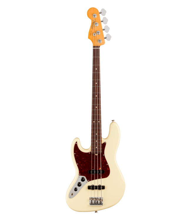 Fender American Professional II Jazz Bass Left-Handed - Rosewood Fretboard, Olympic White