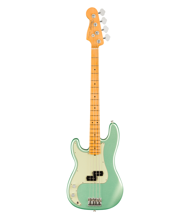 Fender American Professional II Precision Bass Left-Handed - Maple Fretboard, Mystic Surf Green