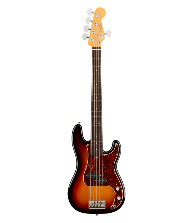 Fender American Professional II Precision Bass V - Rosewood Fretboard, 3-Colour Sunburst