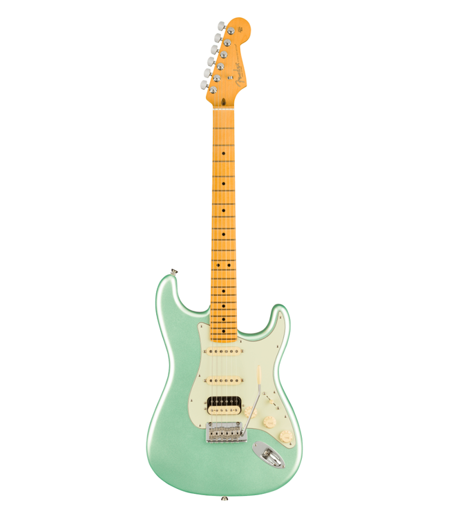Fender American Professional II Stratocaster HSS - Maple Fretboard, Mystic Surf Green