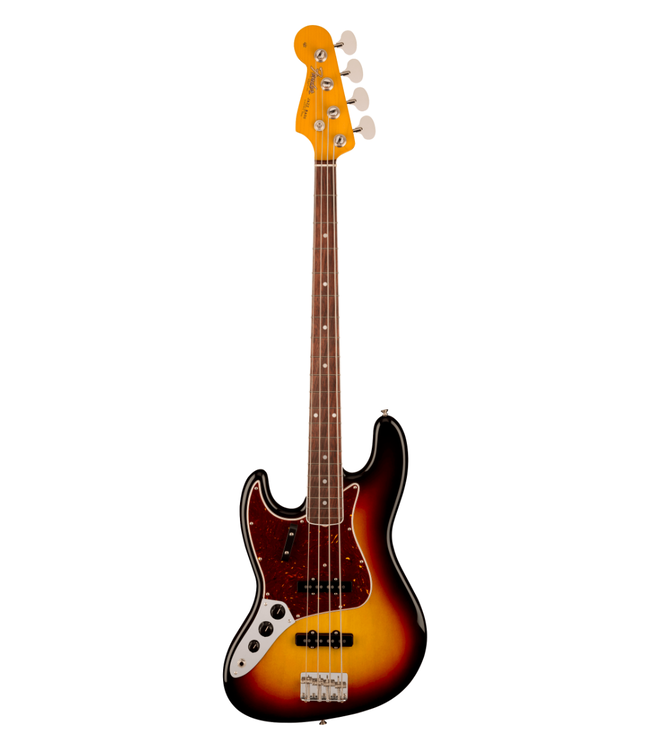 Fender American Vintage II 1966 Jazz Bass Left-Handed - Rosewood Fretboard, 3-Colour Sunburst