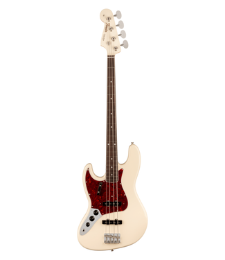 Fender Fender American Vintage II 1966 Jazz Bass Left-Handed - Rosewood Fretboard, Olympic White