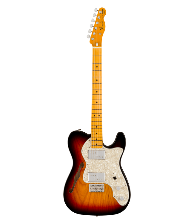 Fender American Vintage II 1972 Telecaster Thinline - Maple Fretboard, 3-Colour Sunburst