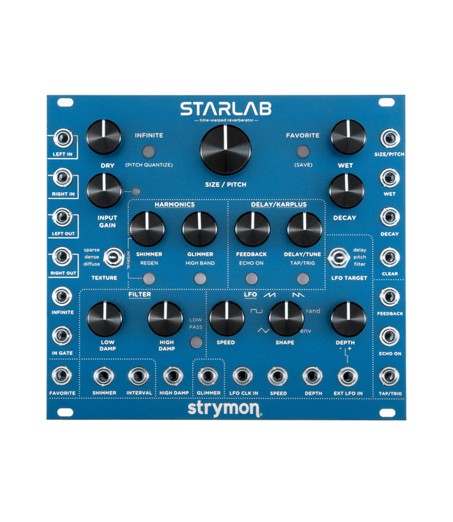 Strymon StarLab Experimental Reverb Eurorack Module - Blue Panel