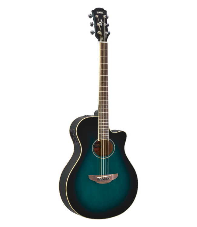 Yamaha APX600 Thinline Cutaway - Oriental Blue Burst