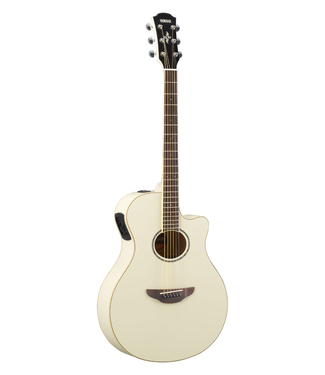 Yamaha Yamaha APX600 Thinline Cutaway Acoustic - Vintage White