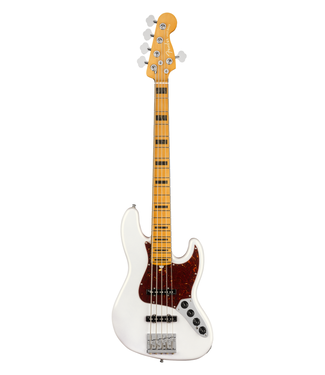 Fender Fender American Ultra Jazz Bass V - Maple Fretboard, Arctic Pearl