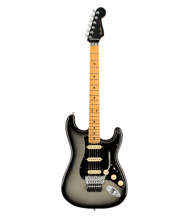 Fender American Ultra Luxe Stratocaster Floyd Rose HSS - Maple Fretboard, Silverburst