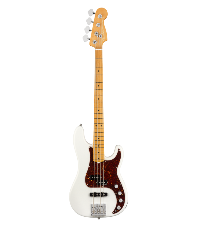 Fender American Ultra Precision Bass - Maple Fretboard, Arctic Pearl