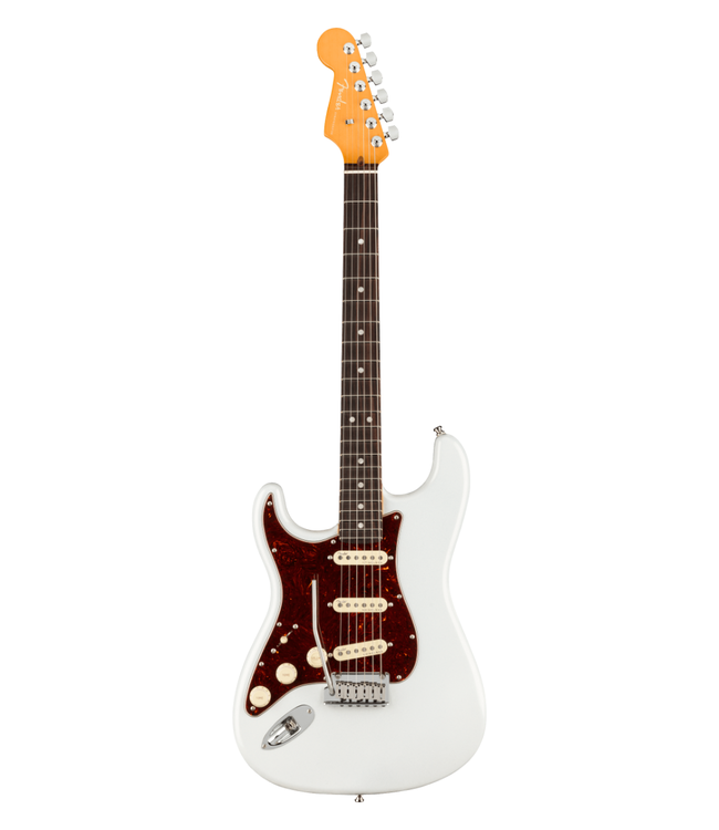 Fender American Ultra Stratocaster Left-Handed - Rosewood Fretboard, Arctic Pearl