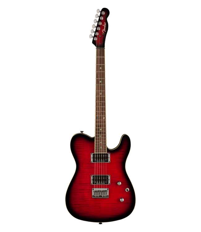 Fender Special Edition Custom Telecaster FMT HH - Laurel Fretboard, Black Cherry Burst