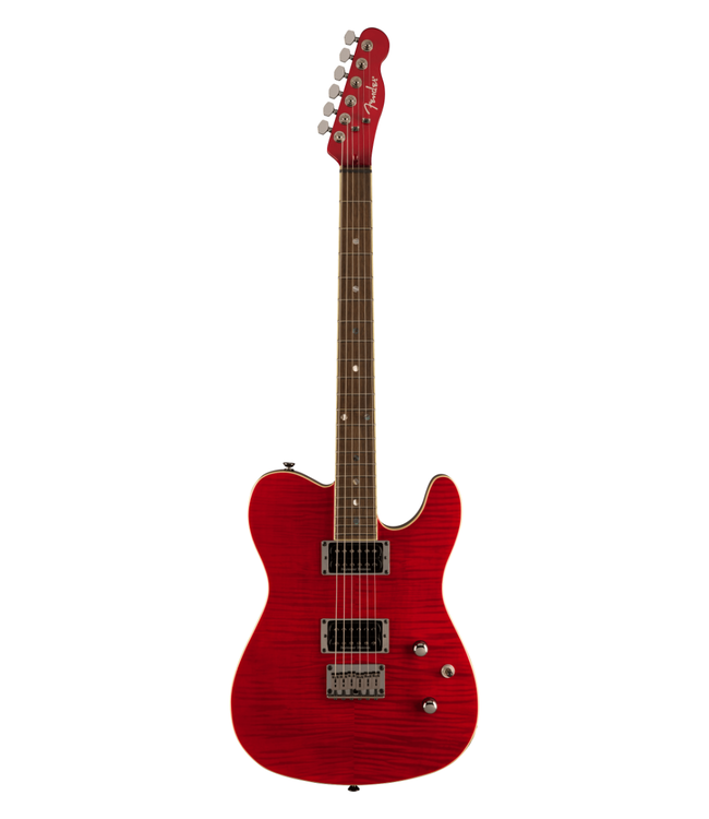 Fender Special Edition Custom Telecaster FMT HH - Laurel Fretboard, Crimson Red Transparent