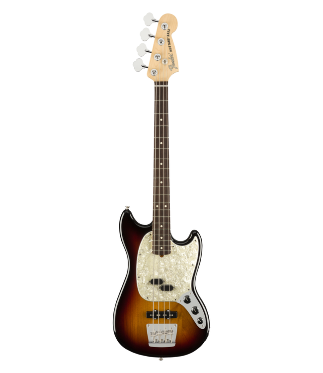 Fender American Performer Mustang Bass - Rosewood Fretboard, 3-Colour Sunburst
