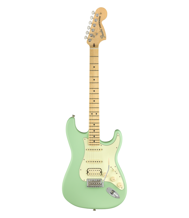 Fender American Performer Stratocaster HSS - Maple Fretboard, Satin Surf Green
