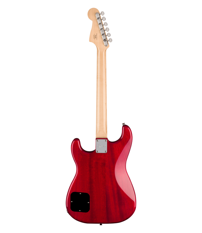 Squier Paranormal Strat-O-Sonic - Laurel Fretboard, Crimson Red Transparent