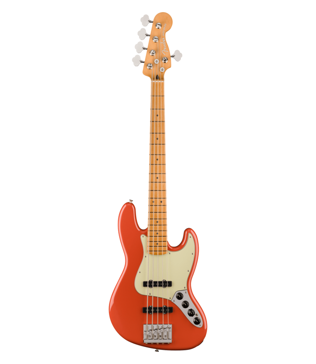 Fender Player Plus Jazz Bass V - Maple Fretboard, Fiesta Red