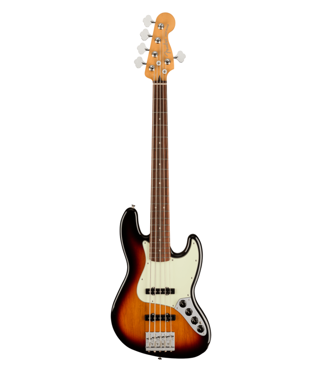 Fender Player Plus Jazz Bass V - Pau Ferro Fretboard, 3-Colour Sunburst