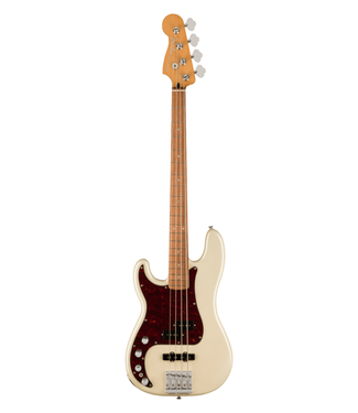 Fender Fender Player Plus Precision Bass Left-Handed - Pau Ferro Fretboard, Olympic Pearl