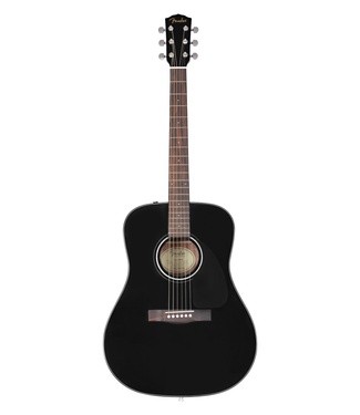 Fender Fender CD-60 Dreadnought V3 Acoustic w/Hardshell Case -  Walnut Fretboard, Black