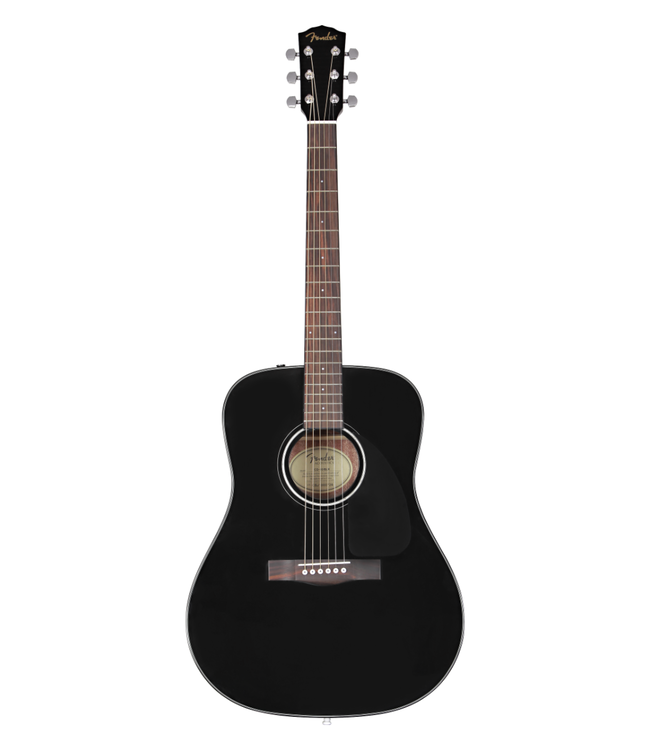 Fender CD-60 Dreadnought V3 -  Walnut Fretboard, Black