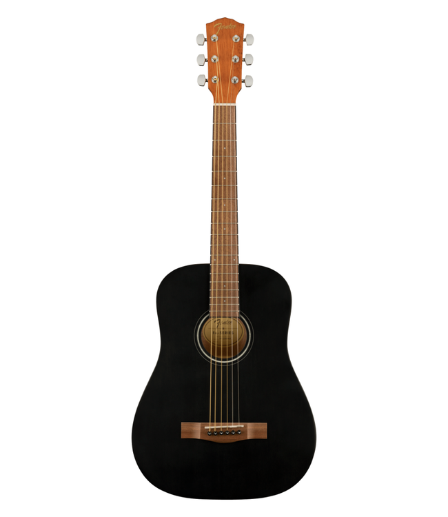 Fender Fender FA-15 3/4 Size Dreadnought - Walnut Fretboard, Black