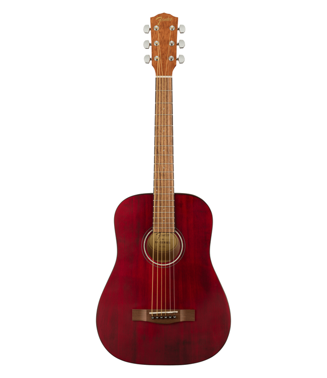 Fender FA-15 3/4 Size Acoustic - Walnut Fretboard, Red