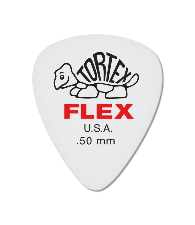 Dunlop Tortex Flex Guitar Picks - 0.50mm Red