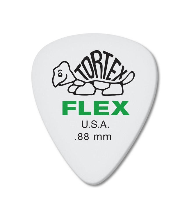 Dunlop Tortex Flex Guitar Picks - 0.88mm Green