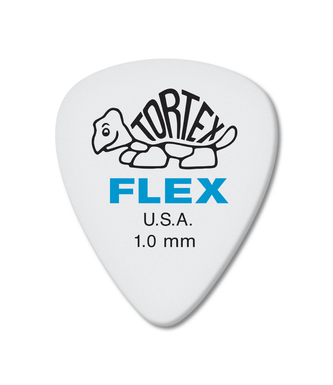 Dunlop Tortex Flex Guitar Picks - 1.0mm Blue
