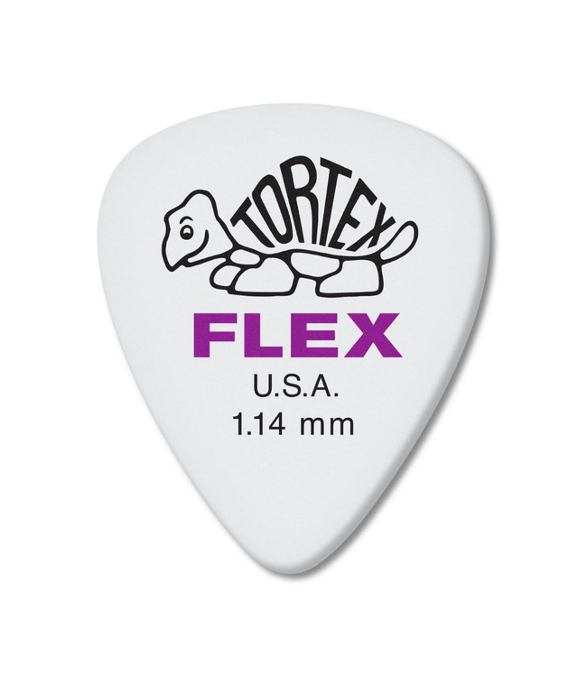 Dunlop Tortex Flex Guitar Picks - 1.14mm Purple