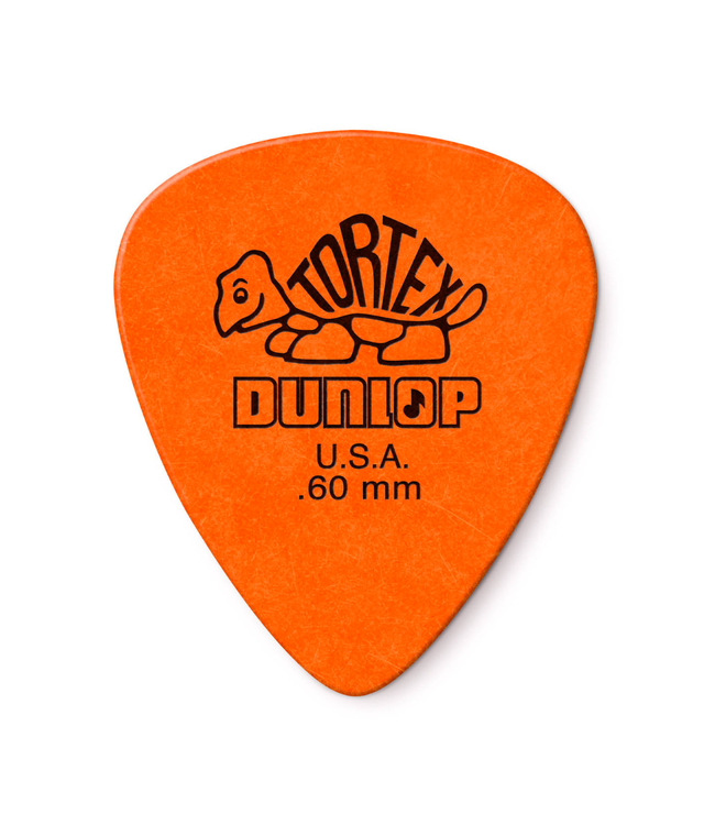 Dunlop Tortex Standard Guitar Picks - 0.60mm Orange