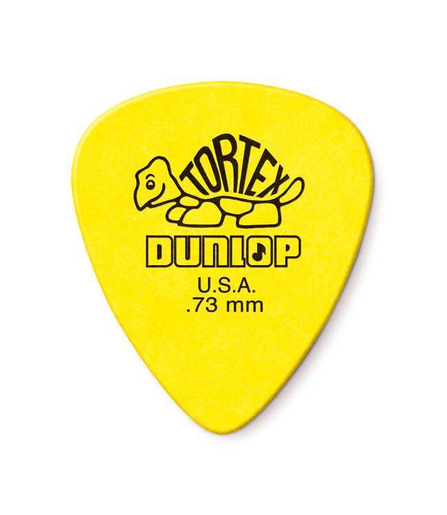 Dunlop Tortex Standard Guitar Picks - 0.73mm Yellow
