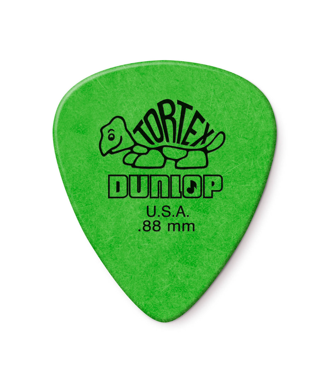 Dunlop Tortex Standard Guitar Picks - 0.88mm Green