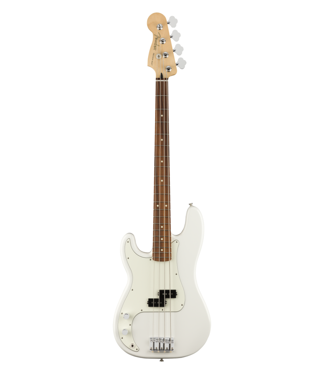 Fender Player Precision Bass Left-Handed - Pau Ferro Fretboard, Polar White