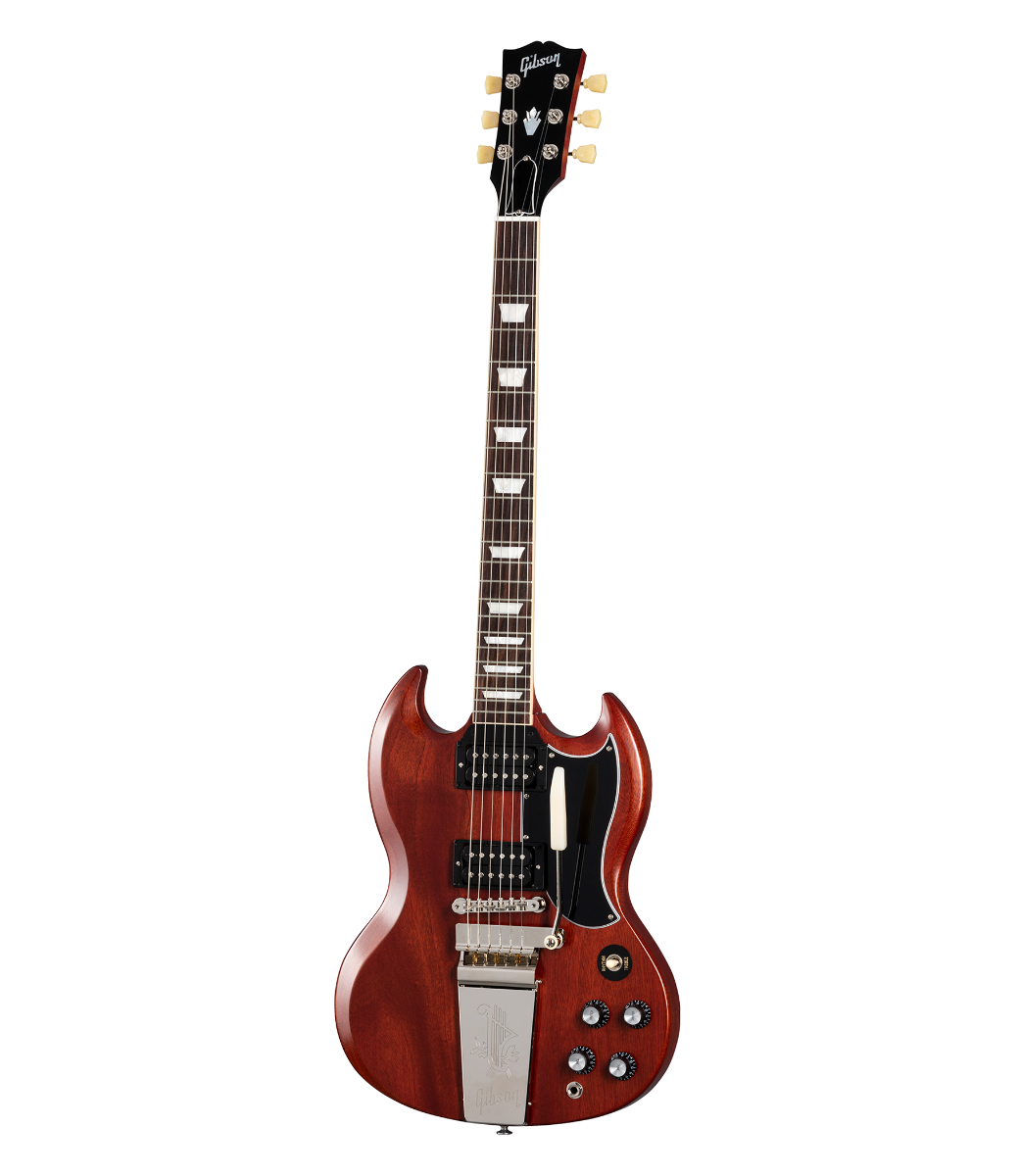 Gibson SG Standard ’61 Sideways Vibrola GIBSON SG STANDARD 61 MAESTRO VIBROLA - VINTAGE CHERRY - W